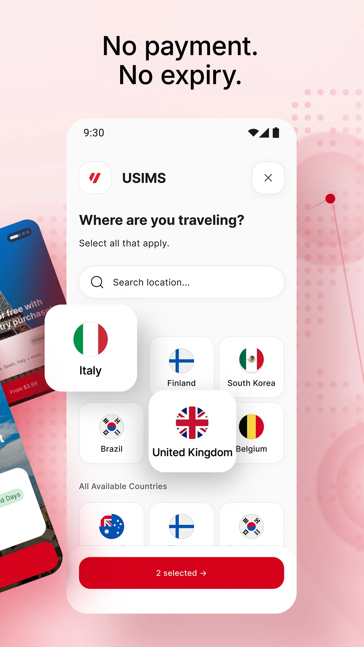 USIMS: Global eSIM for Travel screenshot