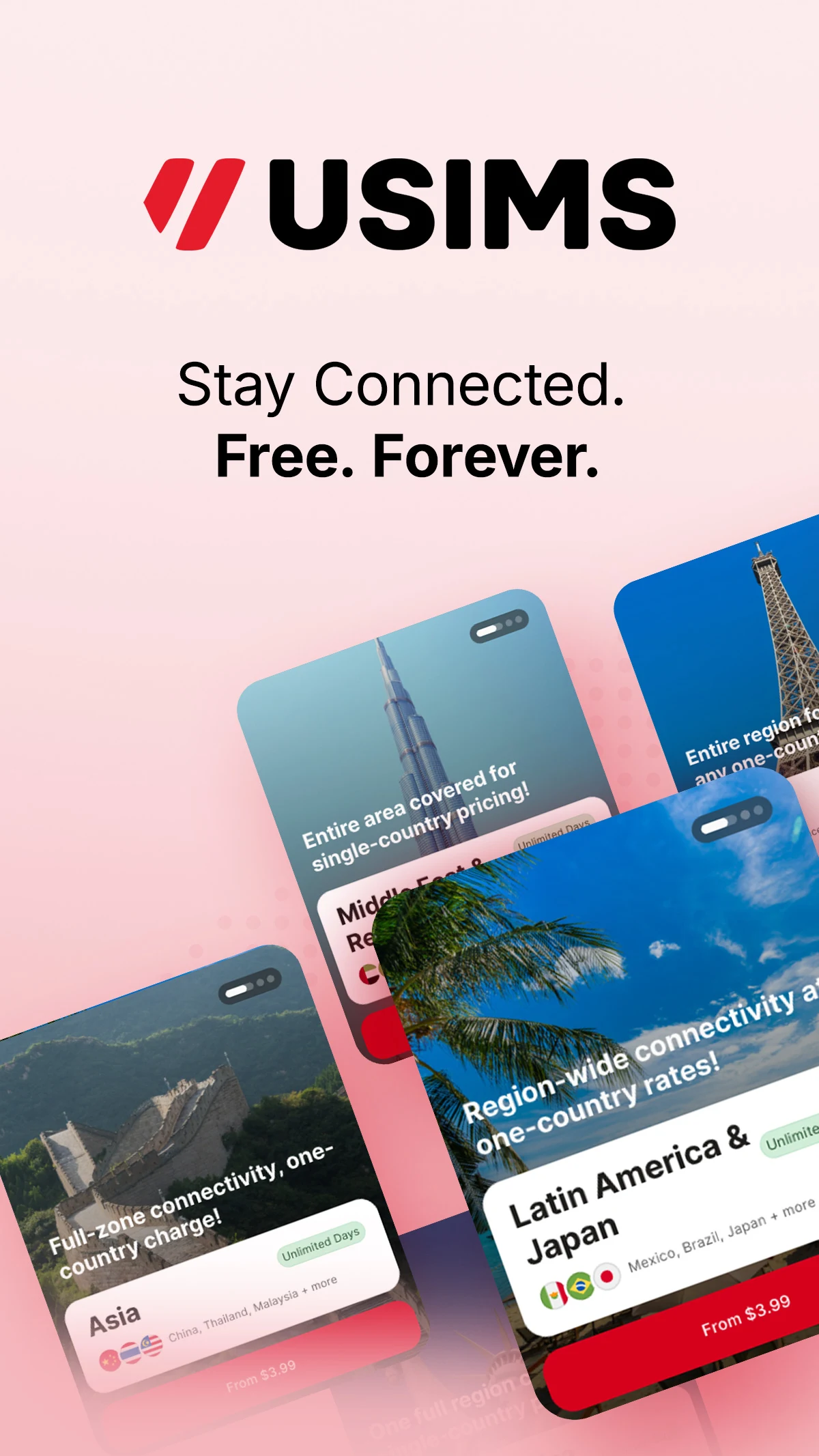 USIMS: Global eSIM for Travel screenshot