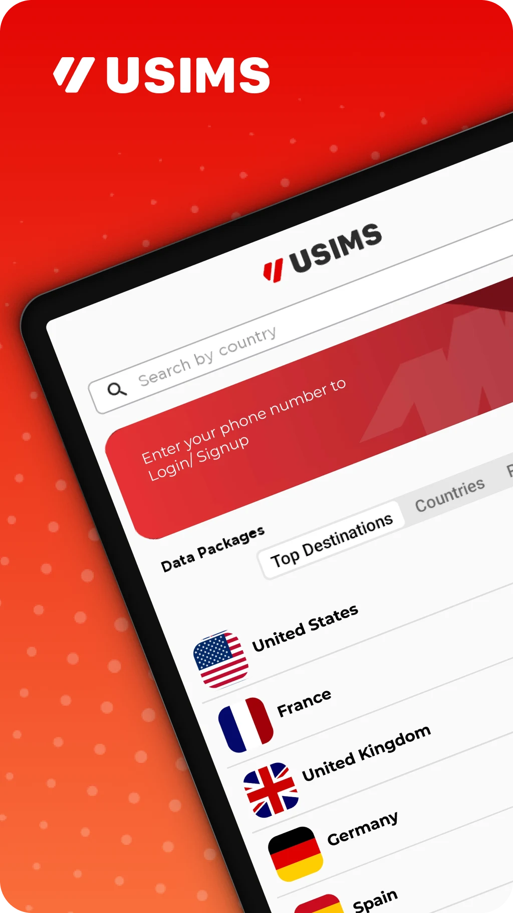 USIMS: Global eSIM for Travel screenshot